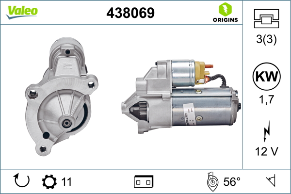 Starter - 438069 VALEO