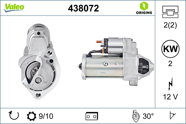 starteris - 438072 VALEO