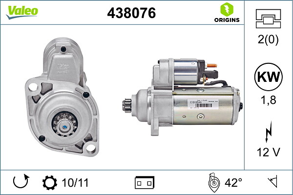 starteris - 438076 VALEO