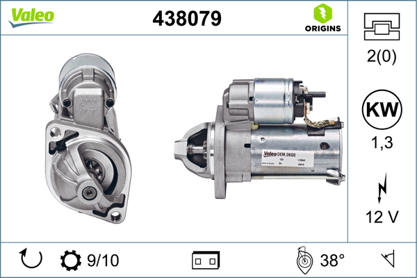 Starter - 438079 VALEO