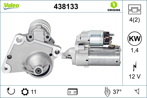 Starter - 438133 VALEO