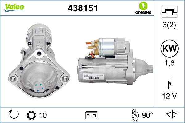 Motorino d'avviamento - 438151 VALEO