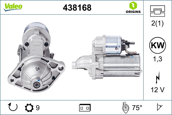 Starter - 438168 VALEO