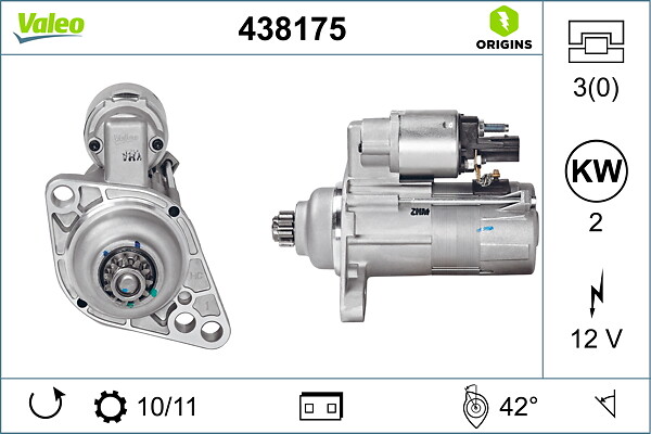 Starter - 438175 VALEO