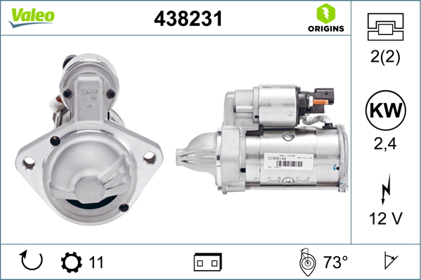 starteris - 438231 VALEO