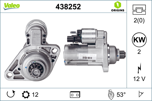Starter - 438252 VALEO