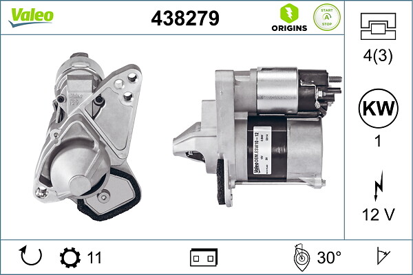 Starter - 438279 VALEO