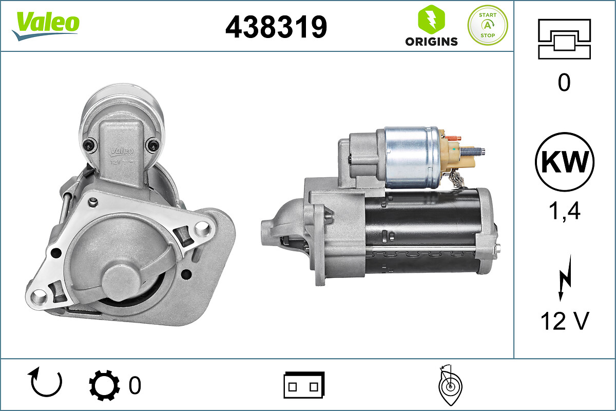 Starter - 438319 VALEO