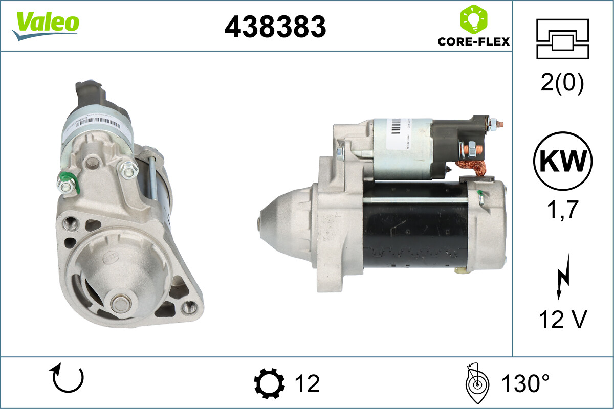 Starter - 438383 VALEO
