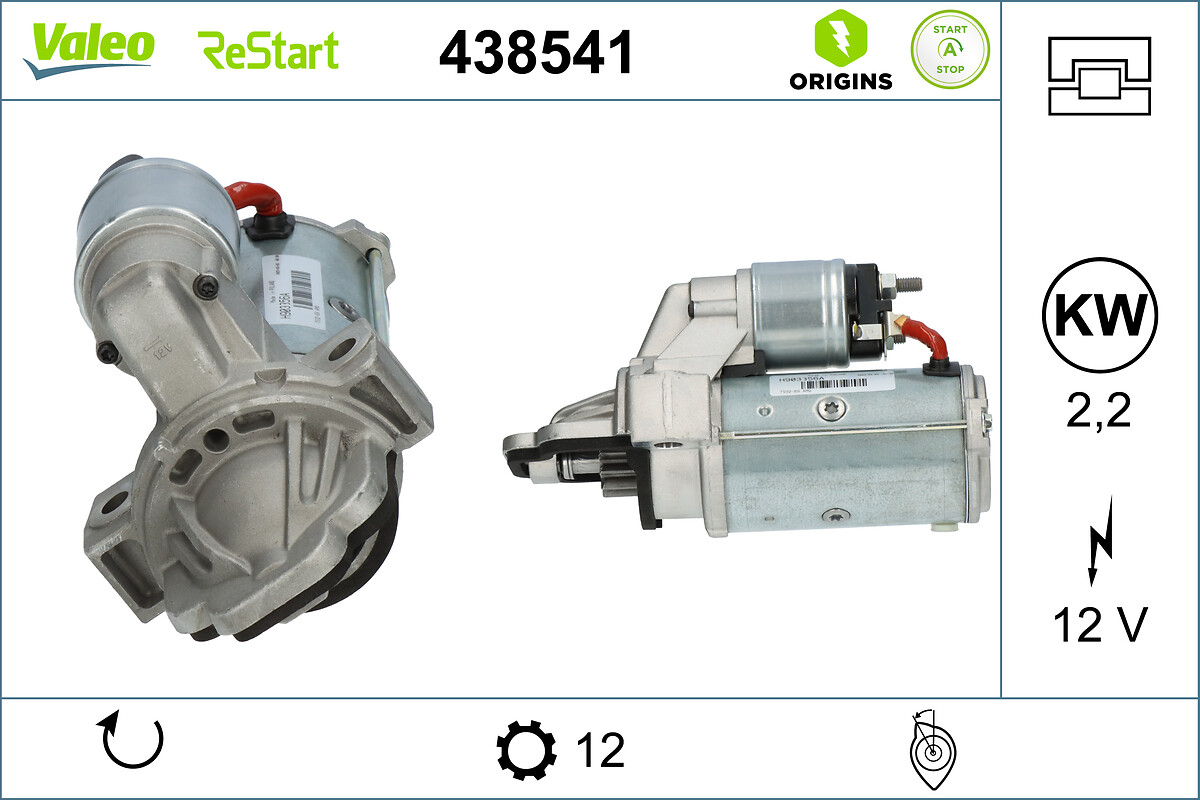 Starter - 438541 VALEO