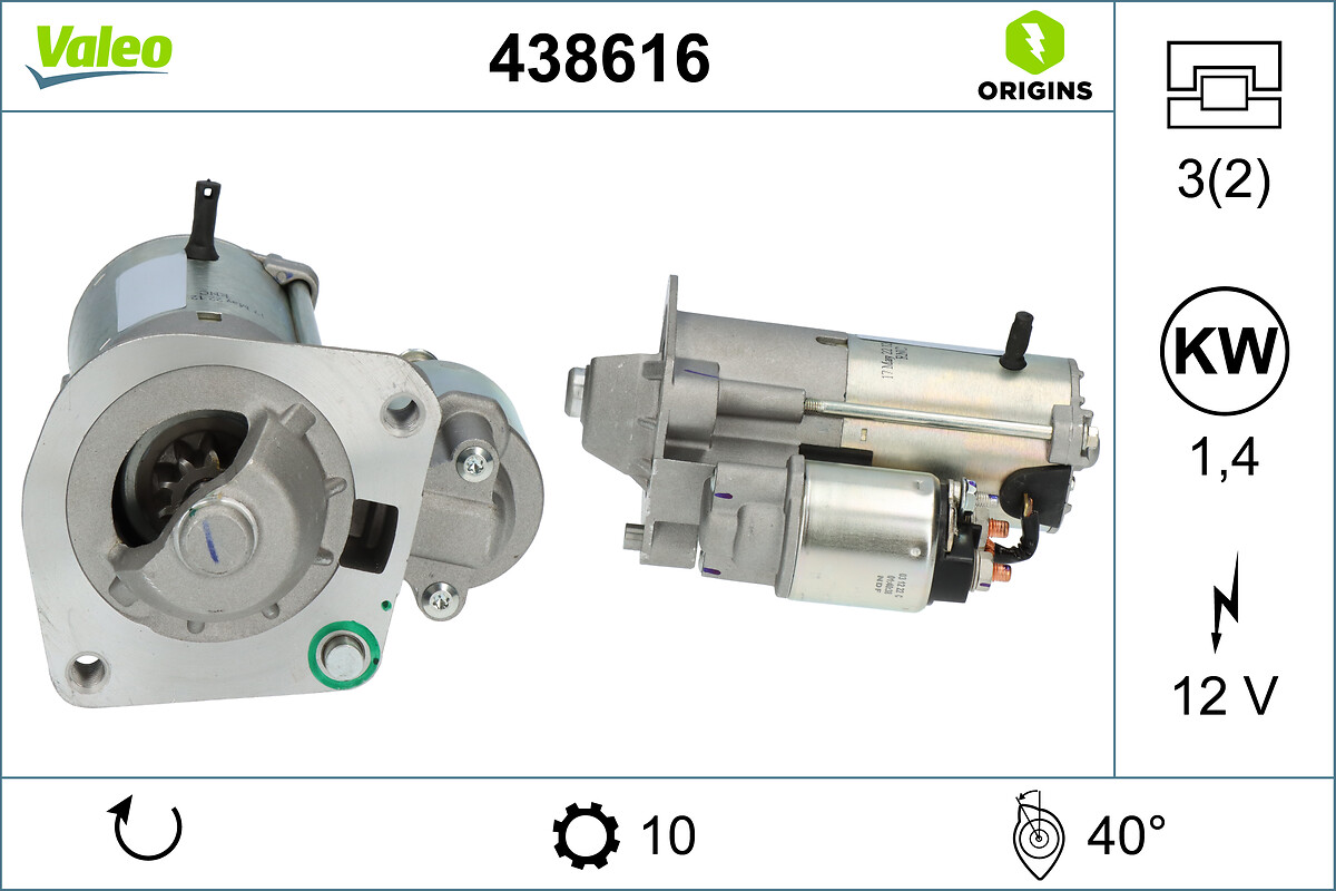 starteris - 438616 VALEO