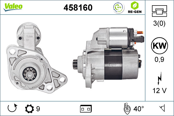 Starter - 458160 VALEO