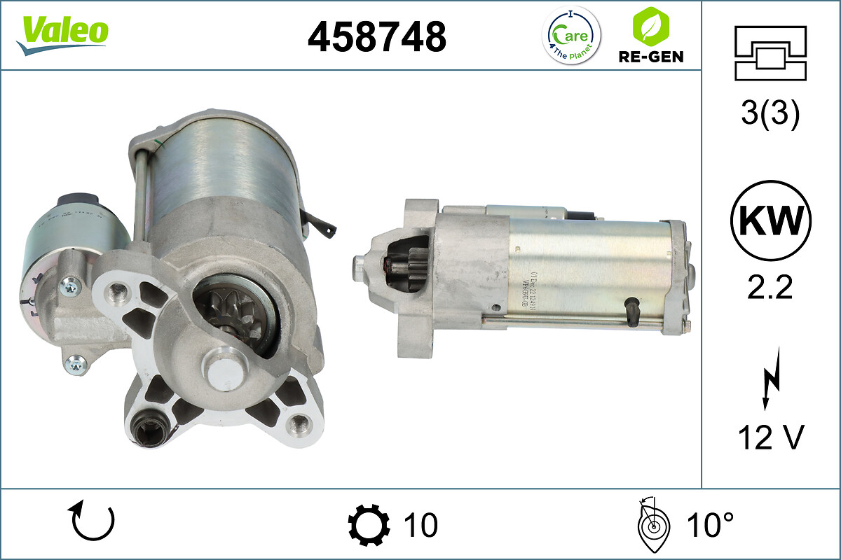Starter - 458748 VALEO