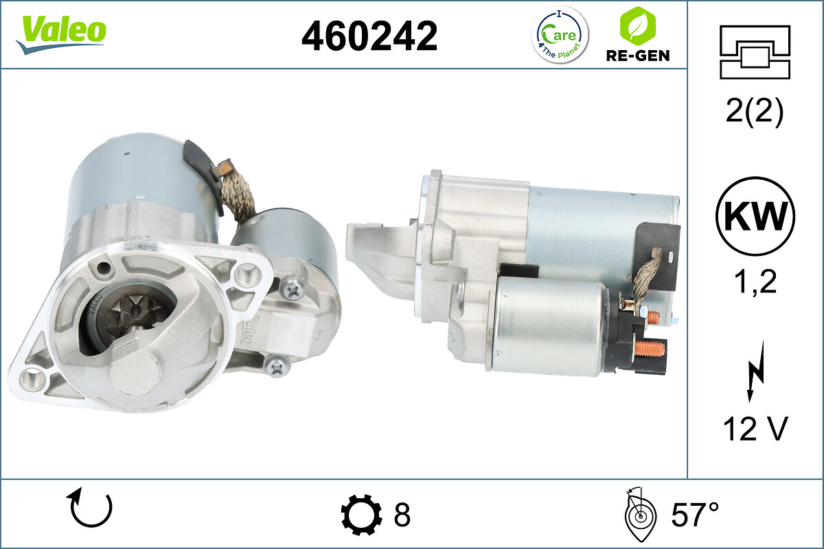 Starter - 460242 VALEO