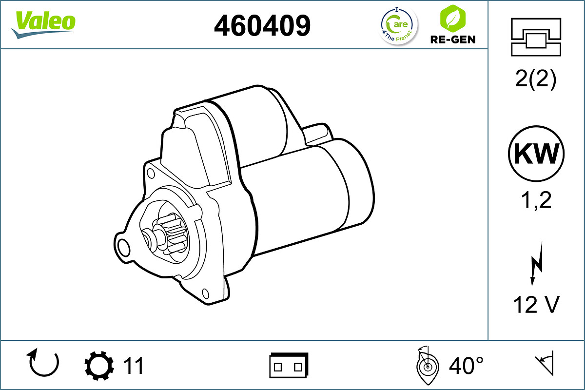 Starter - 460409 VALEO