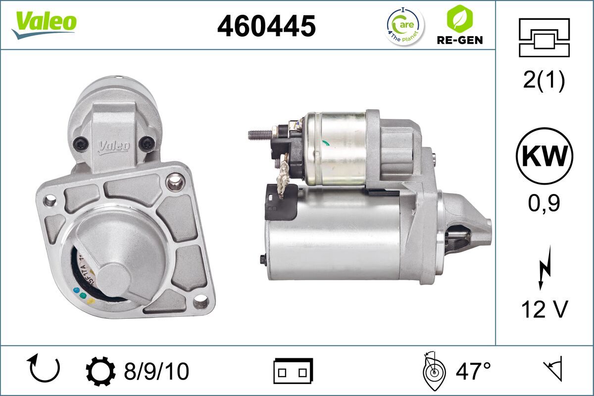 Starter - 460445 VALEO