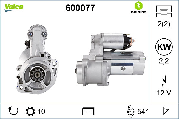 Motorino d'avviamento - 600077 VALEO