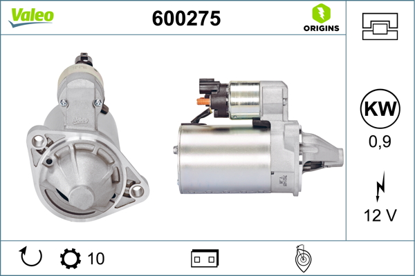 Стартер - 600275 VALEO