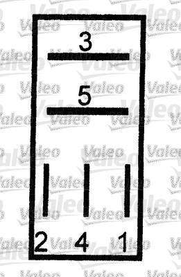 Relay, main current - 643824 VALEO
