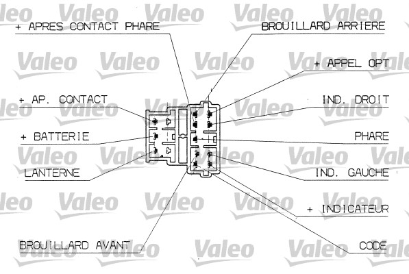 Steering Column Switch - 251304 VALEO