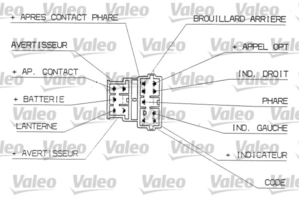 Steering Column Switch - 251308 VALEO