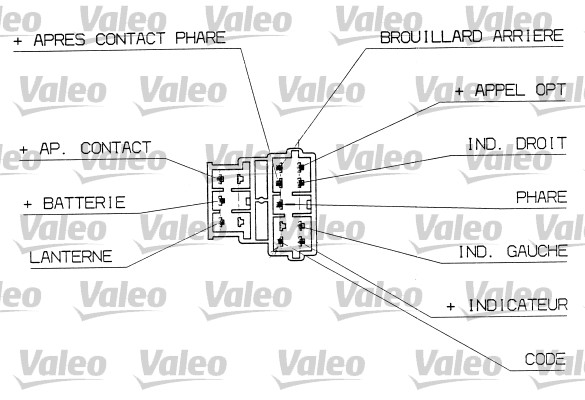 Steering Column Switch - 251310 VALEO