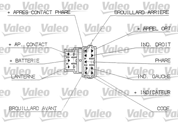 Steering Column Switch - 251311 VALEO