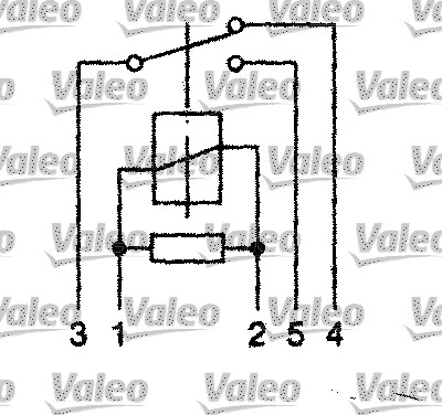 Реле, рабочий ток - 643818 VALEO