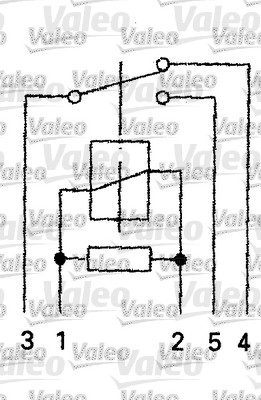 Relay, main current - 643824 VALEO