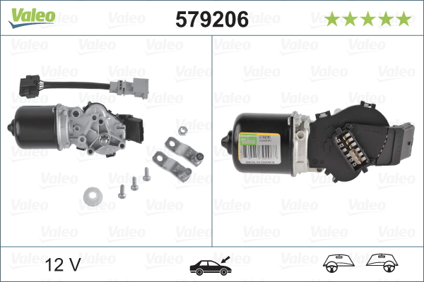 Wiper Motor - 579206 VALEO