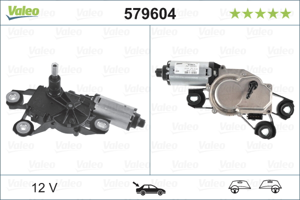 Wiper Motor - 579604 VALEO