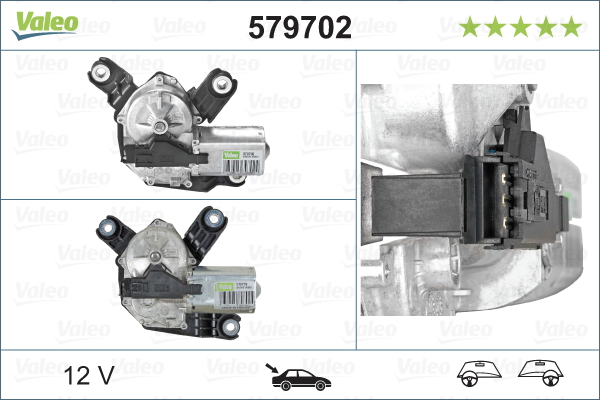 Motore tergicristallo - 579702 VALEO