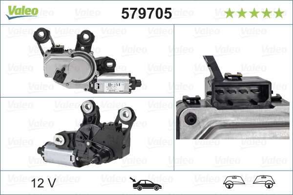 Wiper Motor - 579705 VALEO
