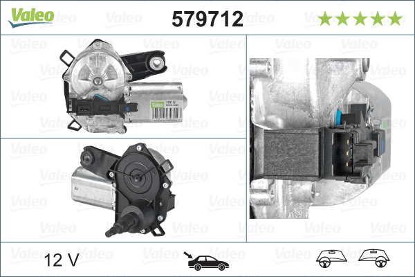 Motore tergicristallo - 579712 VALEO