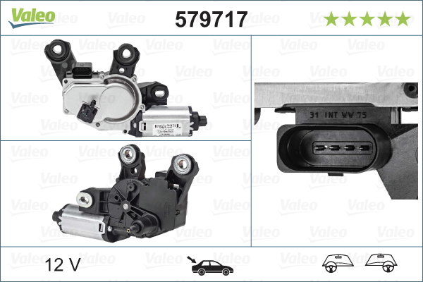 Motore tergicristallo - 579717 VALEO