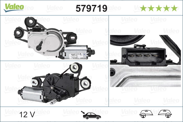 Motore tergicristallo - 579719 VALEO