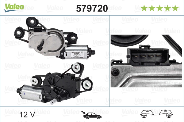 Motore tergicristallo - 579720 VALEO