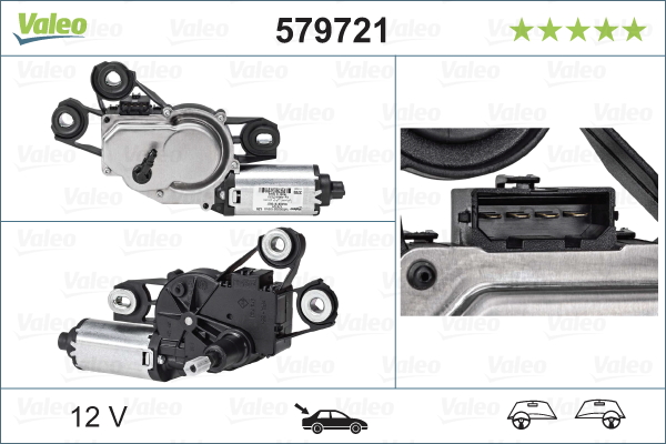 Motore tergicristallo - 579721 VALEO