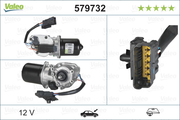 Wiper Motor - 579732 VALEO