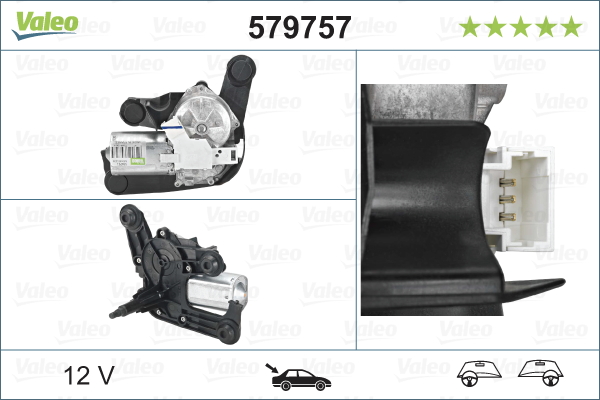 Wiper Motor - 579757 VALEO