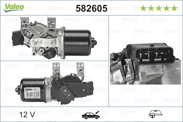 Wiper Motor - 582605 VALEO