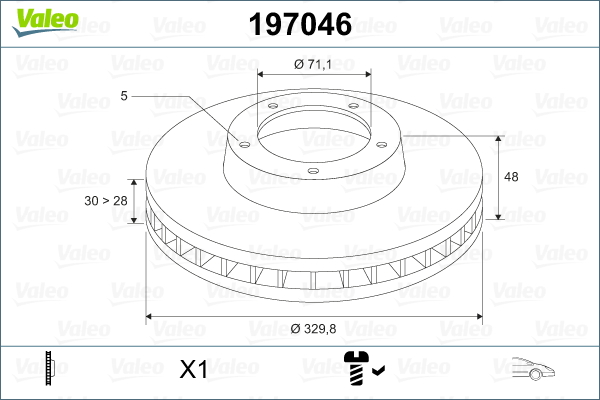 Discofreno - 197046 VALEO