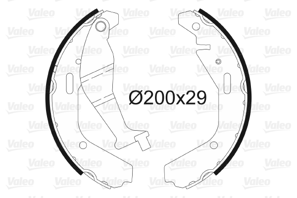 Kit ganasce freno - 564102 VALEO