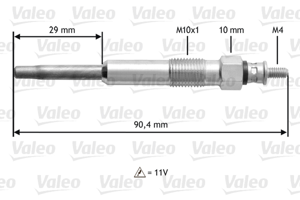 Glow Plug - 345101 VALEO
