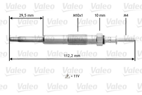 Glow Plug - 345135 VALEO
