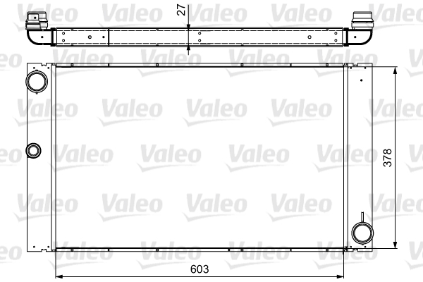 Radiatore, Raffreddamento motore - 735475 VALEO