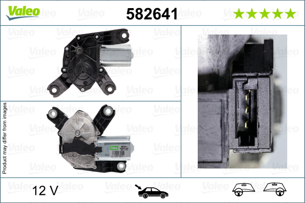 Wiper Motor - 582641 VALEO