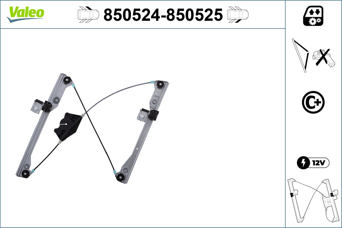 Window Regulator - 850524 VALEO