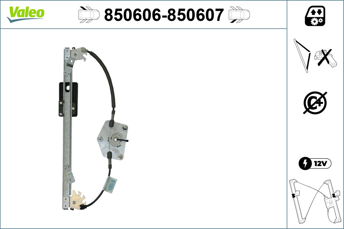 Window Regulator - 850606 VALEO