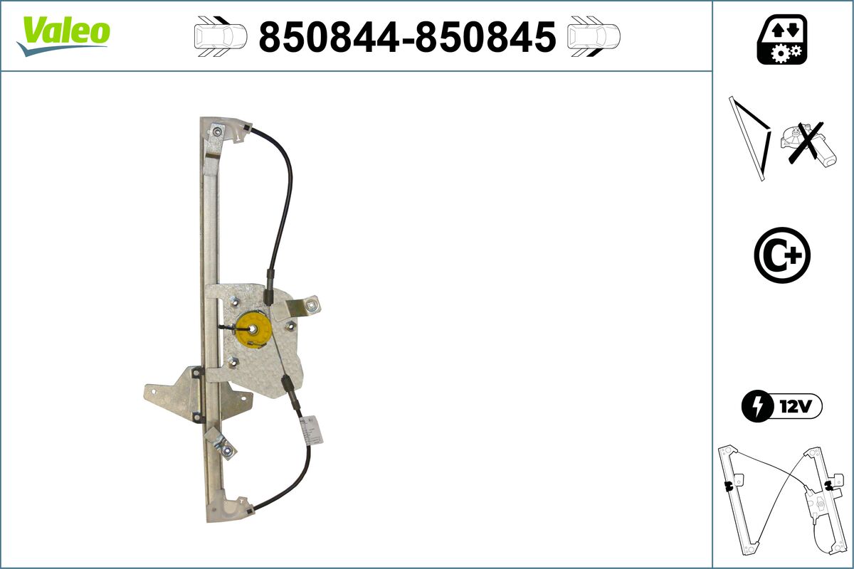 lango pakėliklis - 850844 VALEO